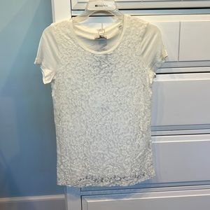 White lace tshirt